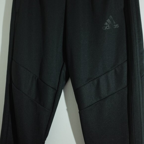 Adidas black aeroready jogger pants side zippers ankle size S - Picture 10 of 16